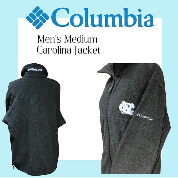 Columbia Other - Columbia UNC Tar Heels Gray Jacket Medium
